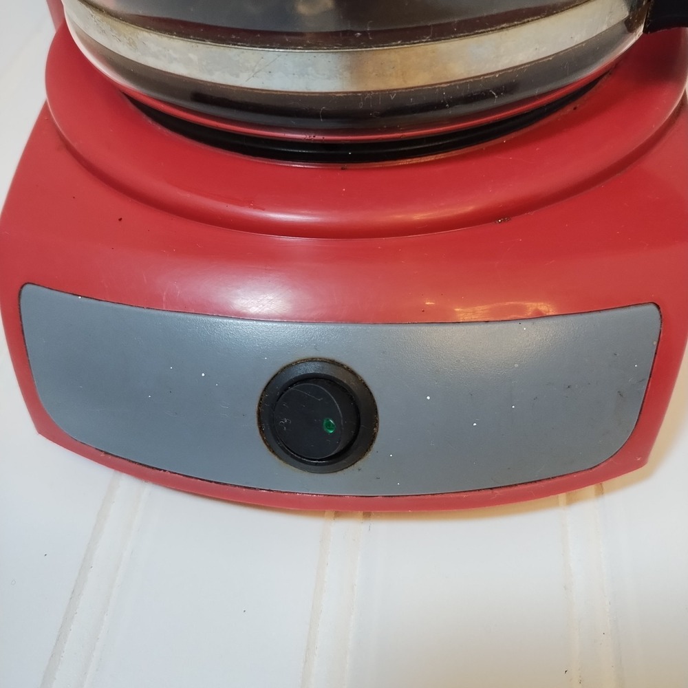Mr. Coffee Red 12 Cup Coffee Maker CG16 Basic Tested And Working - Picture 2 of 16